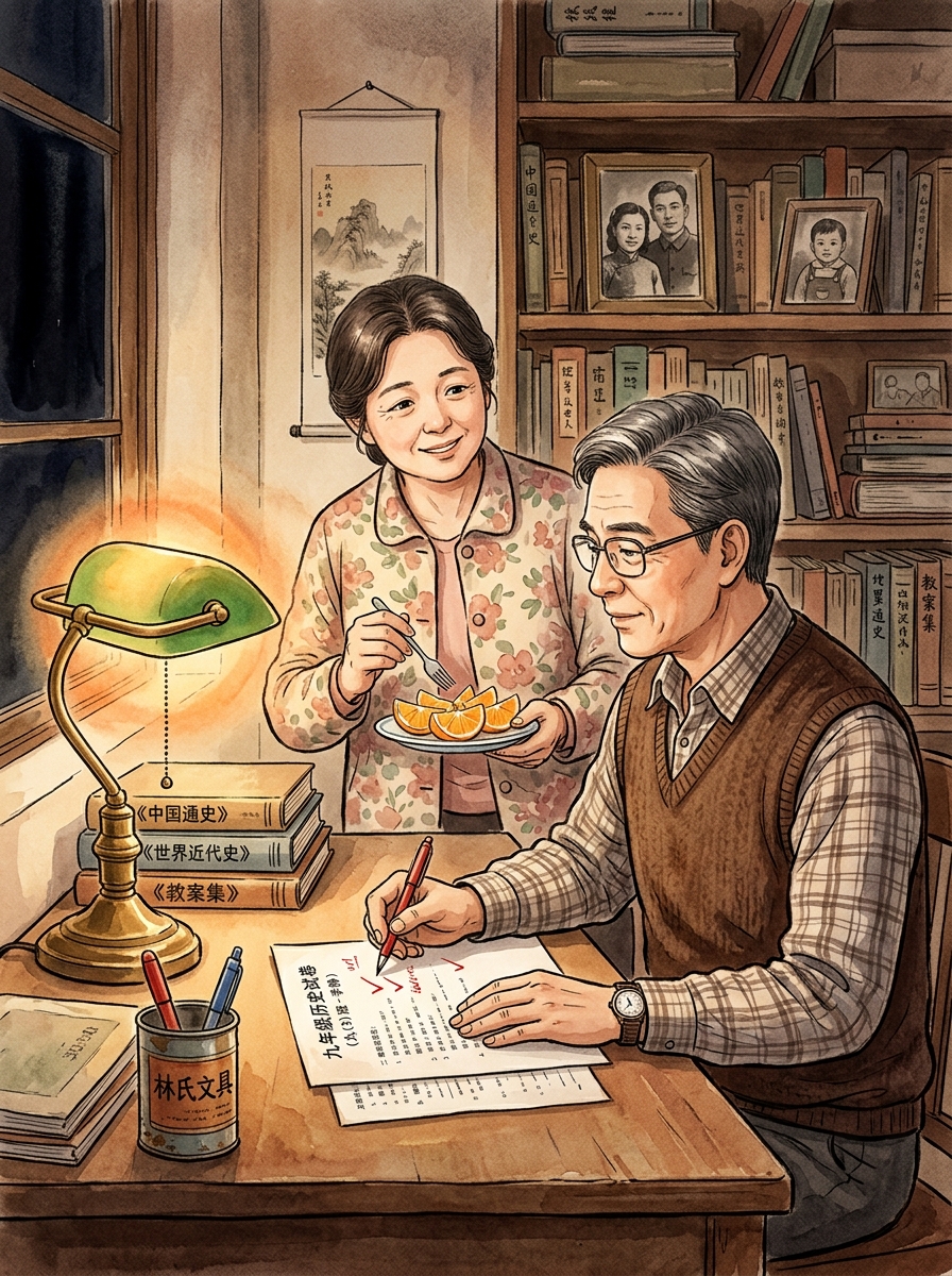 林家父母肖像 — 林启明与许嘉禾